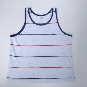 OLD NAVY MEN'S STRIPED TANK TOP LARGE